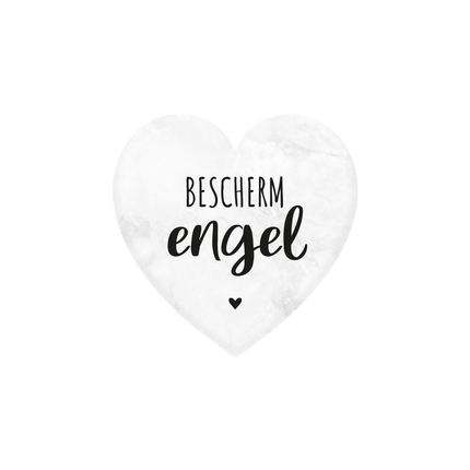 Engel Marmorherz 5cm