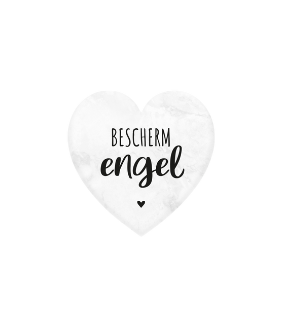 Engel Marmorherz 5cm