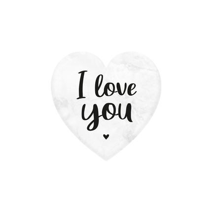 Ich liebe dich Marmorherz 5cm