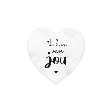Ich liebe dich Marmorherz 5cm