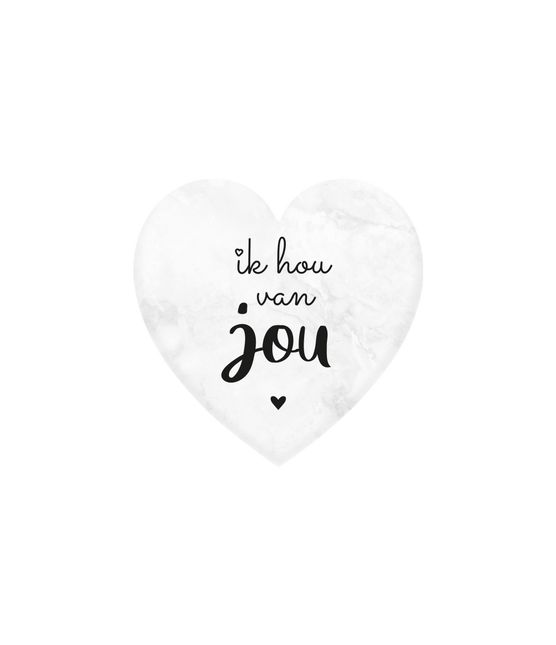 Ich liebe dich Marmorherz 5cm