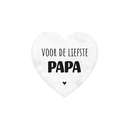 Liebster Daddy Marmorherz 5cm