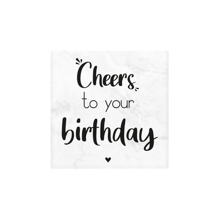 Alles Gute zum Geburtstag Untersetzer 10cm