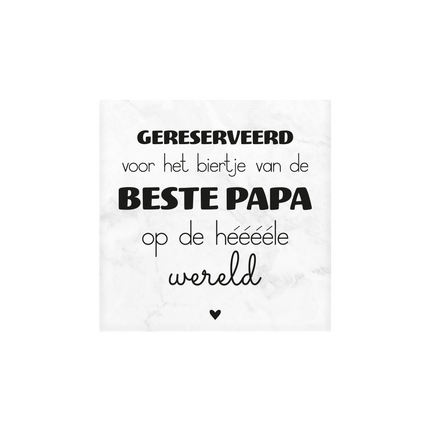 Lieber Daddy Marmoruntersetzer 10cm