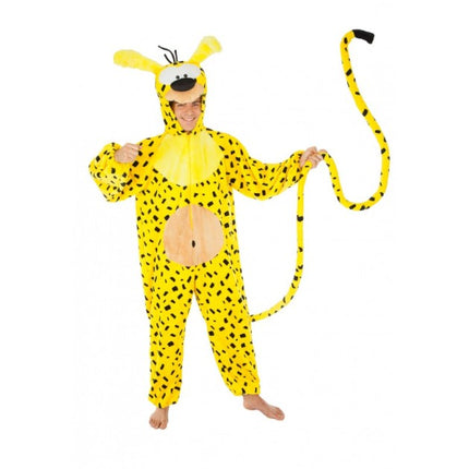 Marsupilami-Kostüm für Erwachsene mit Schwanz, 2 m