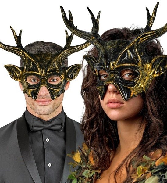 MASKER GEHOORNDE GEIT - HARD PLASTIC van Widmann koop je bij Partywinkel
