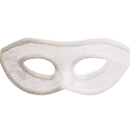 Masker Kant Wit van Fiestas Guirca koop je bij Partywinkel