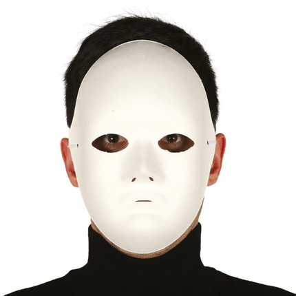 Masker Paper Mache Wit van Fiestas Guirca koop je bij Partywinkel