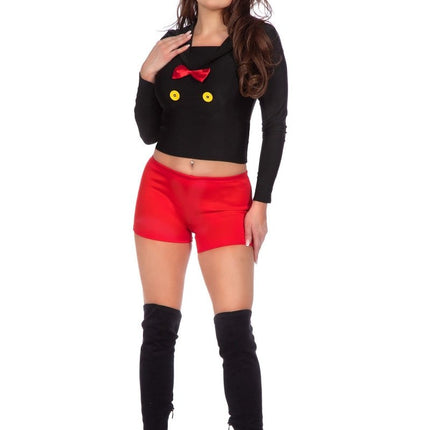 Matrozenpak Dames Mickey Mouse 2 delig van Wilbers & Wilbers koop je bij Partywinkel