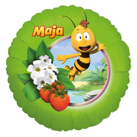 Maya De Bij Helium Ballon Groen Leeg 45cm van VDV Benefit koop je bij Partywinkel
