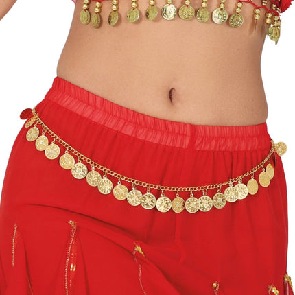 Metal coin belt, adult van Fiestas Guirca koop je bij Partywinkel