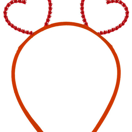 Metallic hearts headband van Fiestas Guirca koop je bij Partywinkel