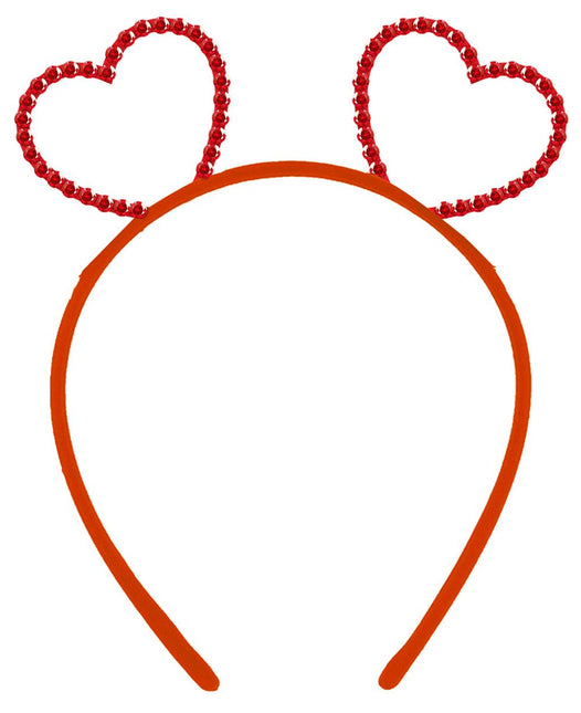 Metallic hearts headband van Fiestas Guirca koop je bij Partywinkel