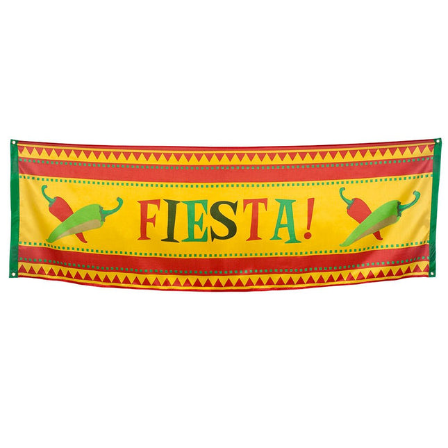 Mexicaanse Banner Fiesta 2,2m van Boland koop je bij Partywinkel