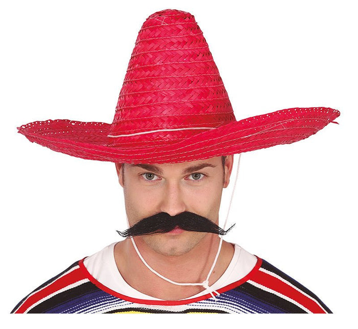 Mexicaanse Hoed Rood van Fiestas Guirca koop je bij Partywinkel
