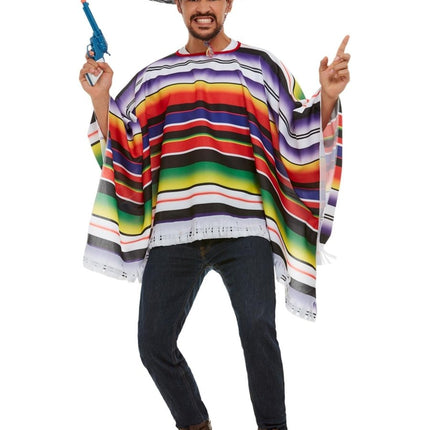 Mexicaanse Poncho van Smiffys koop je bij Partywinkel