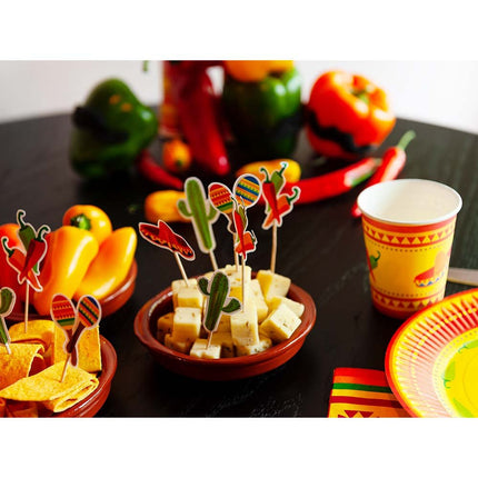 Mexico Bekers Papier 210ml 10st van Boland koop je bij Partywinkel