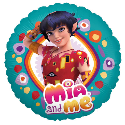 Mia And Me Heliumballon, rund, leer, 45 cm