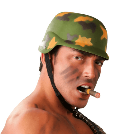 Militaire Helm van Fiestas Guirca koop je bij Partywinkel