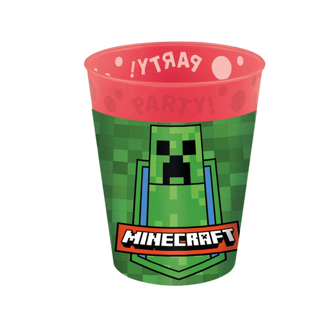 Minecraft Beker Herbruikbaar 250ml van Procos koop je bij Partywinkel