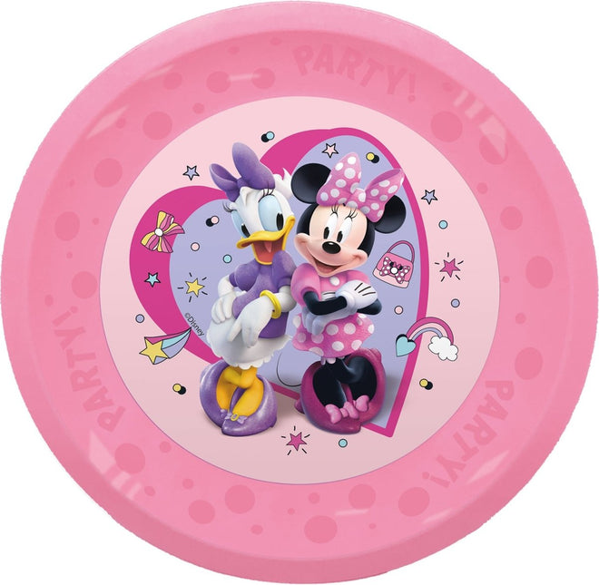 Minnie Mouse Borden Herbruikbaar 21cm 4st - Partywinkel - 5201184962633
