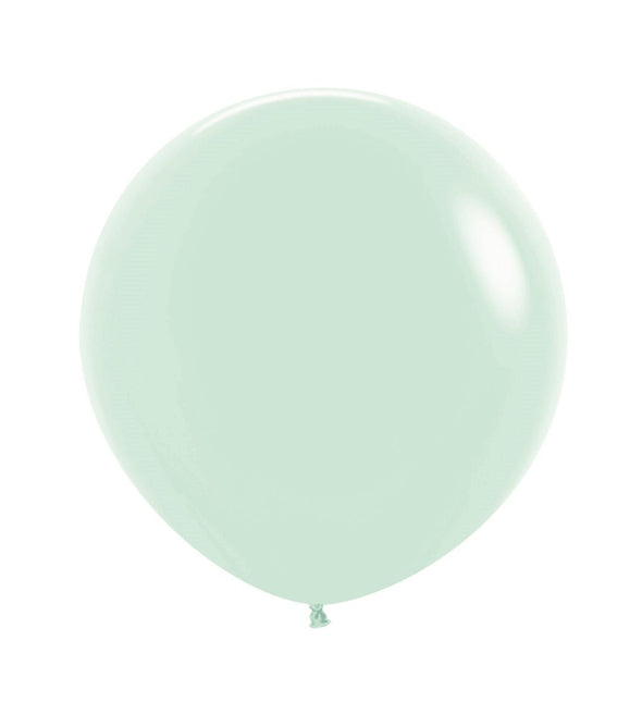 Mintgroene Ballonnen Pastel 61cm 3st van Sempertex koop je bij Partywinkel