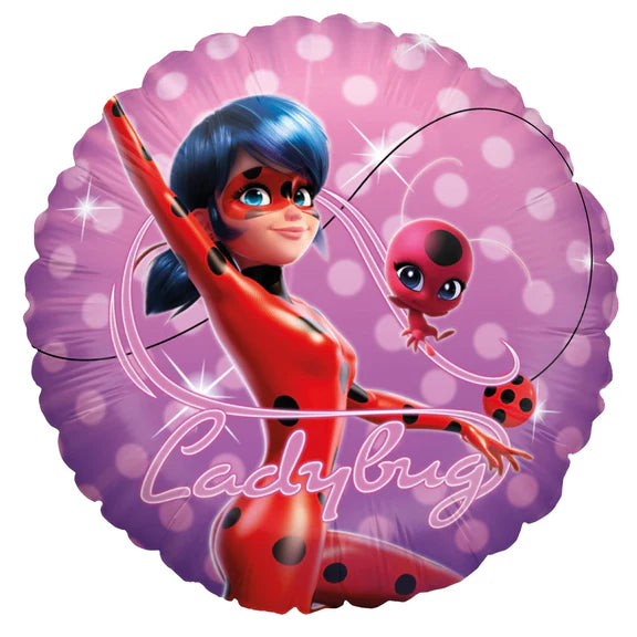 Miraculous Helium-Ballon „Ladybug“ (leer), 45 cm