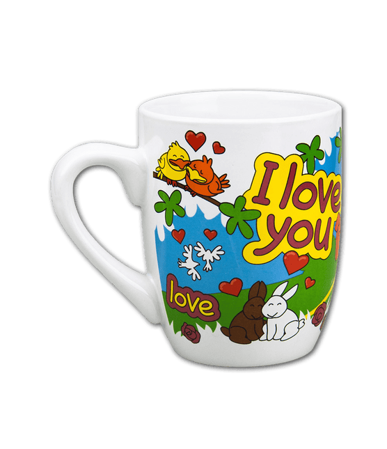 Mok I Love You 12cm van Paper Dreams koop je bij Partywinkel