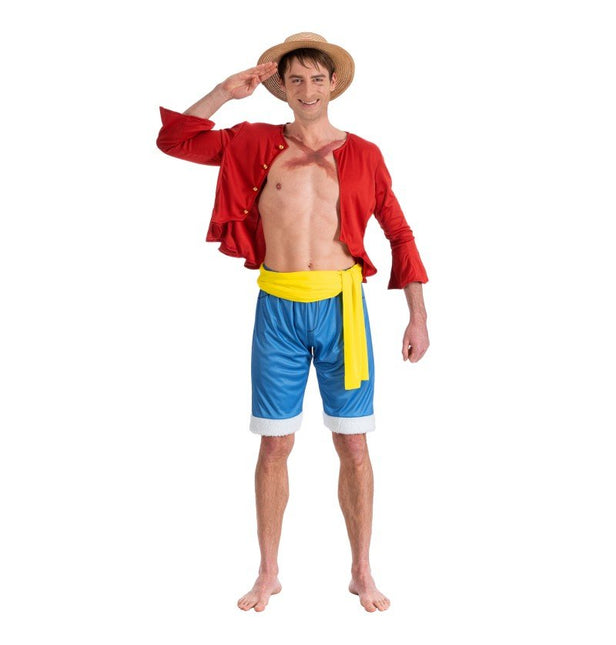 Monkey D. Luffy Kostuum Heren - Partywinkel - 3661652169919
