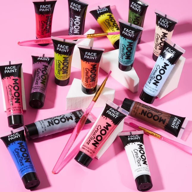 Moon Creations Face Paint Dark Blue 12ml van Moon Creations koop je bij Partywinkel