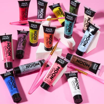 Moon Creations Face Paint Light Blue 12ml van Moon Creations koop je bij Partywinkel