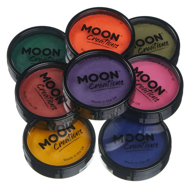 Moon Creations Pro Face Paint Cake Pots Dark Orange 36g van Moon Creations koop je bij Partywinkel