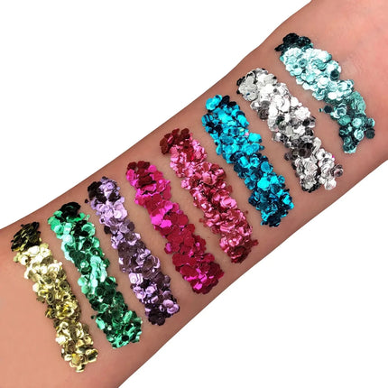 Moon Glitter Bio Chunky Glitter Gold 3g van Moon Creations koop je bij Partywinkel