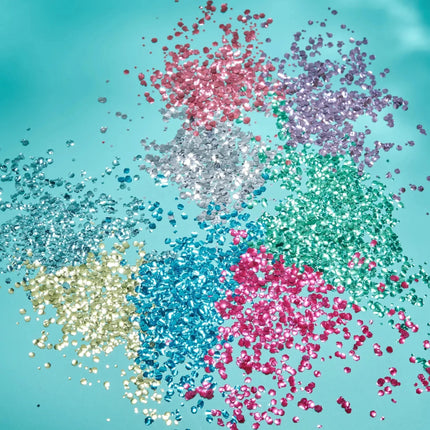 Moon Glitter Bio Chunky Glitter Silver 3g van Moon Creations koop je bij Partywinkel