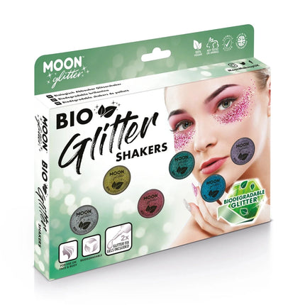 Moon Glitter Bio Glitter Shakers Dark Rose 5g van Moon Creations koop je bij Partywinkel