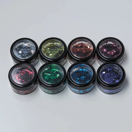 Moon Glitter Classic Chunky Glitter Silver 3g van Moon Creations koop je bij Partywinkel