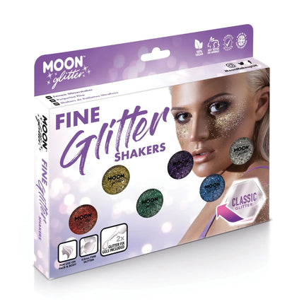 Moon Glitter Classic Fine Glitter Shakers Green 5g van Moon Creations koop je bij Partywinkel