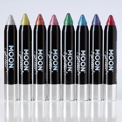 Moon Glitter Holographic Body Crayons Gold 3.2g van Moon Creations koop je bij Partywinkel