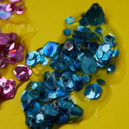 Moon Glitter Holographic Chunky Glitter Gel Blue 12ml van Moon Creations koop je bij Partywinkel