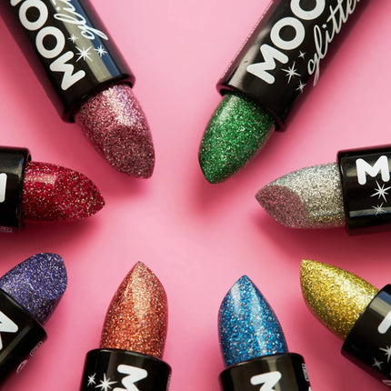 Moon Glitter Holographic Glitter Lipstick Gold 4.2g van Moon Creations koop je bij Partywinkel