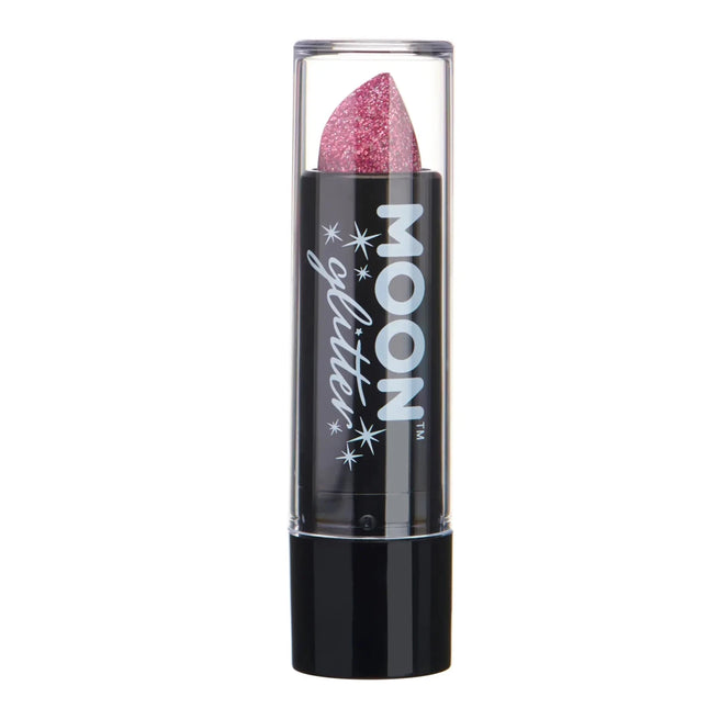 Moon Glitter Holographic Glitter Lipstick Pink 4.2g van Moon Creations koop je bij Partywinkel