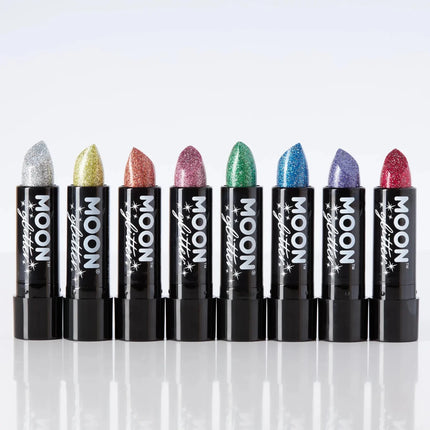 Moon Glitter Holographic Glitter Lipstick Pink 4.2g van Moon Creations koop je bij Partywinkel