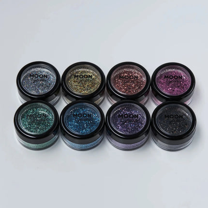 Moon Glitter Holographic Glitter Shakers Silver 5g van Moon Creations koop je bij Partywinkel