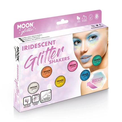 Moon Glitter Iridescent Glitter Shakers Orange 5g van Moon Creations koop je bij Partywinkel