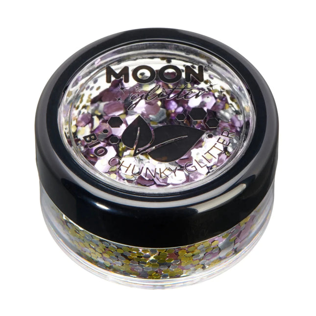 Moon Glitter Mystic Bio Chunky Glitter Champagne 3g van Moon Creations koop je bij Partywinkel