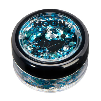 Moon Glitter Mystic Bio Chunky Glitter Glacier 3g van Moon Creations koop je bij Partywinkel