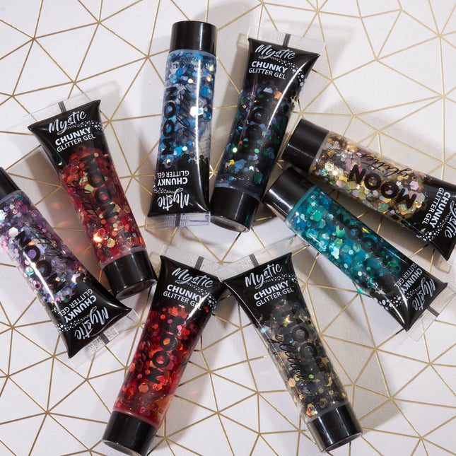 Moon Glitter Mystic Chunky Glitter Gel Frozen 12ml van Moon Creations koop je bij Partywinkel