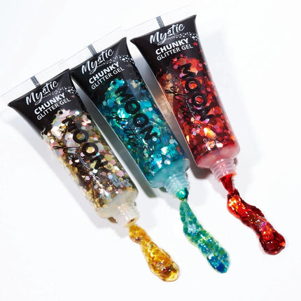 Moon Glitter Mystic Chunky Glitter Gel Valentines 12ml van Moon Creations koop je bij Partywinkel
