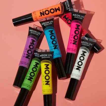 Moon Glow Neon UV Mascara Intense Pink 15ml van Moon Creations koop je bij Partywinkel