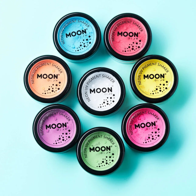 Moon Glow Neon UV Pigment Shakers Intense Blue 5g van Moon Creations koop je bij Partywinkel